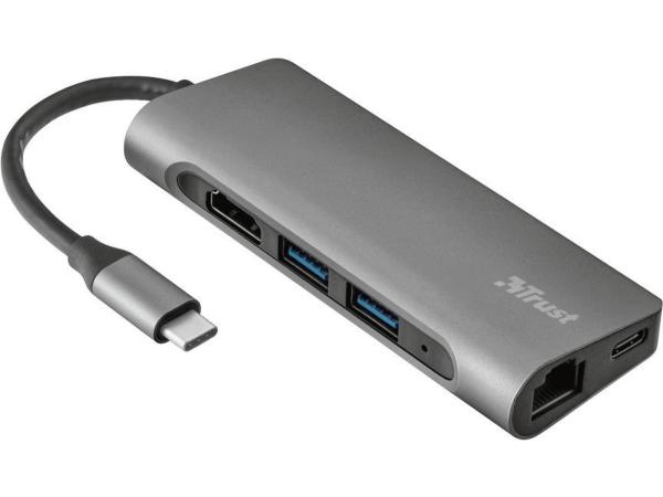 Dalyx Aluminium USB-hub - 7-in-1 USB-C Multi-port Adapter