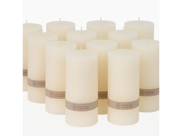 12x Essentials | Kaarsen Offwhite (7x14 cm)