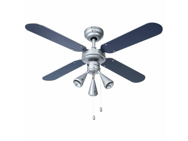 Bestron Plafondventilator met verlichting, 3 snelheden 