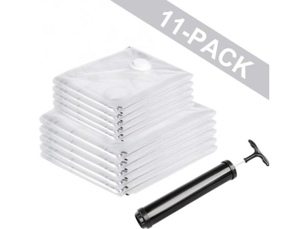 Levivo Vacuumzakken Kleding & Dekbedden 10 Stuks met Pomp