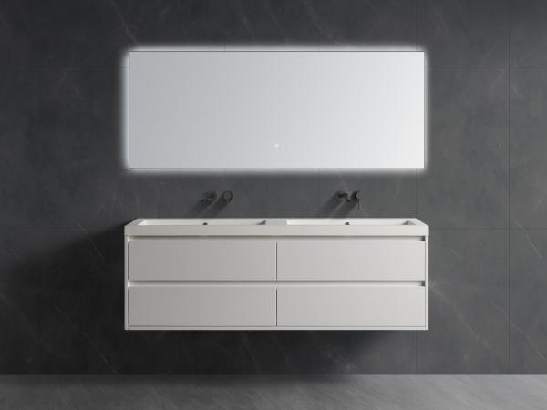 badmeubelset 120cm (in mat zwart of mat wit)