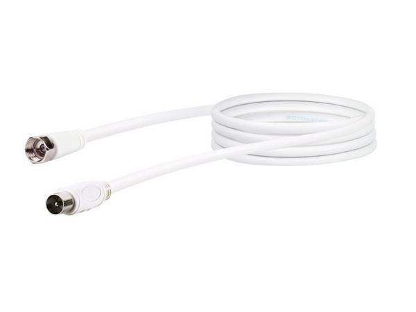 Schwaiger KVCK161 1,5 meter witte satellietkabel