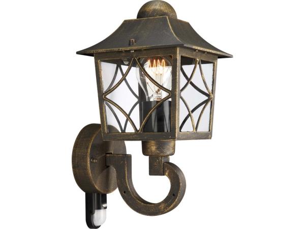 Philips - Cambridge buitenwandlamp met sensor - zwart