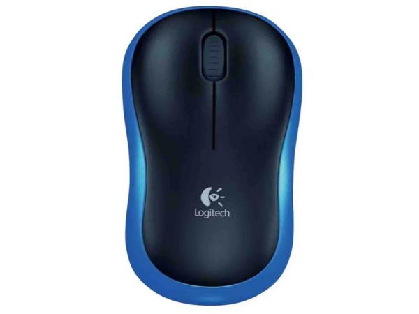 Logitech Draadloze Muis M185 Blauw/zwart