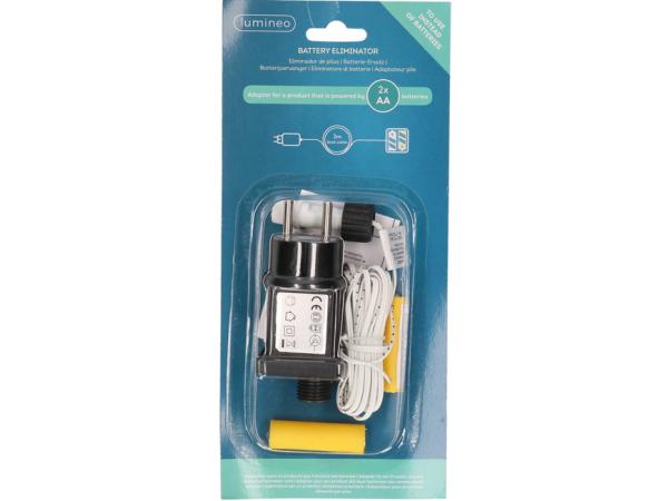 2x AA vervangingsbatterijadapter