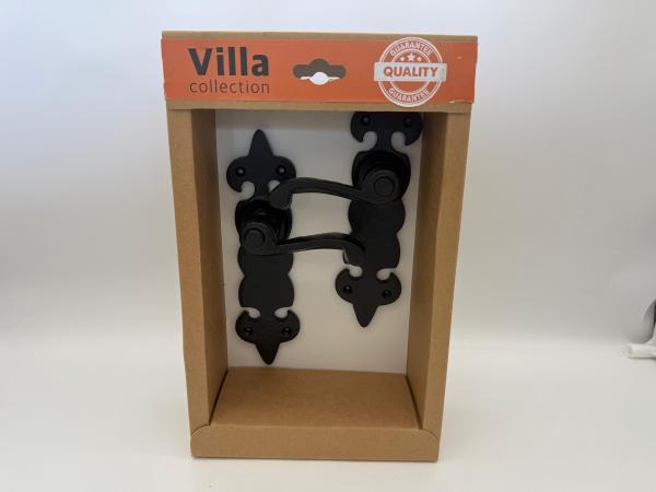 Villa collection langschild deurkruk - Black