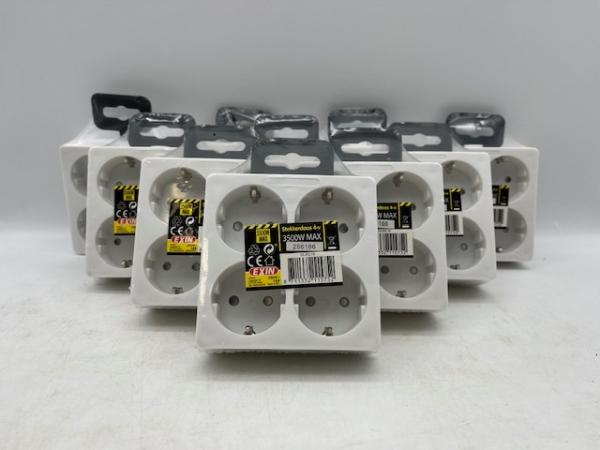 10 x Exin Stekkerdoos 3500W