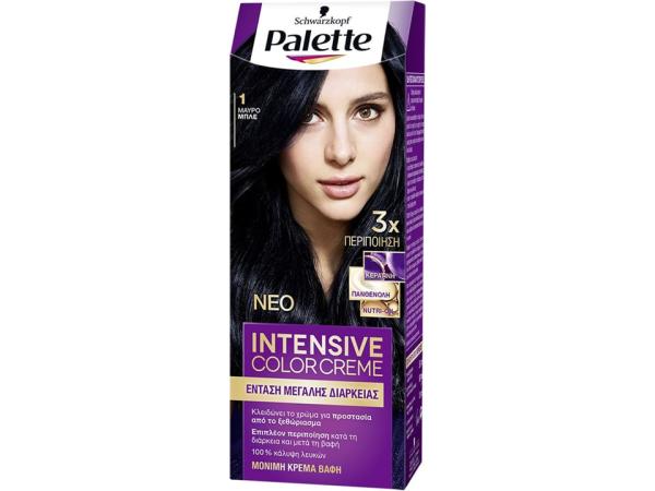 Schwarzkopf Palette Intensive Color Creme - Blauw Zwart
