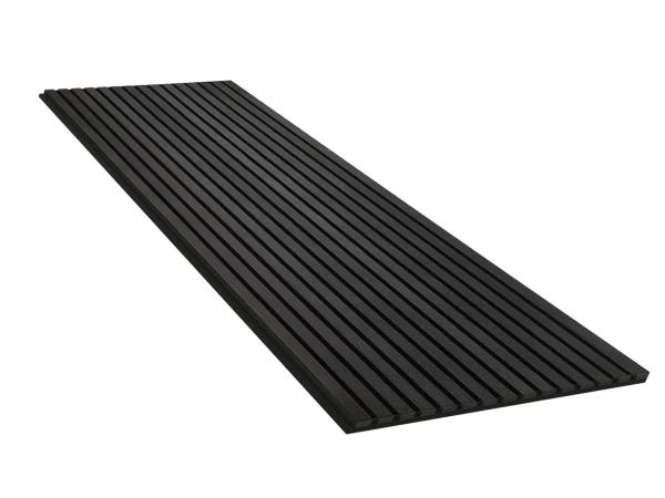 8x Akoestisch wandpaneel 280x60 cm black zwart 3