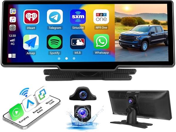 Draadloze Apple Carplay en Android autoradio - 10,26 inch