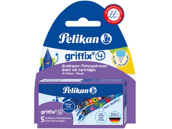 Pelikan - Inktpatroon Griffix blauw op blister