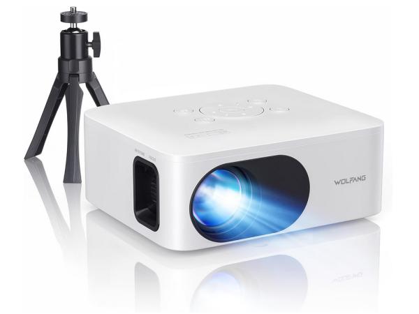 WOLFANG Miniprojector met statief