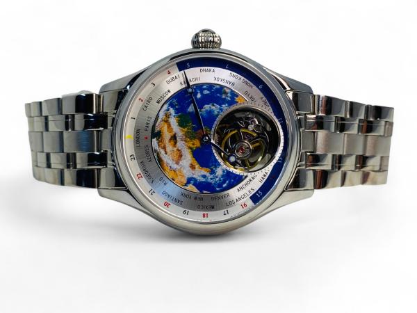 Uniek Mechanisch Horloge | Worldtimer met Tourbillon