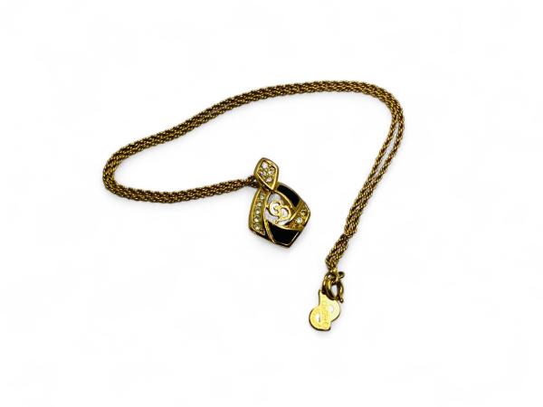 Vintage Christian Dior | Art Deco Stijl Hanger met Ketting