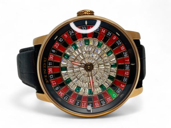 Uniek Pindu Design "Roulette" Automatisch Horloge