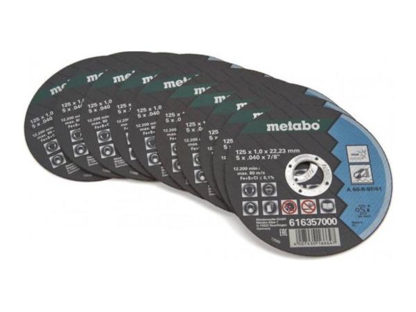 Metabo 616359000 Doorslijpschijvenset rvs