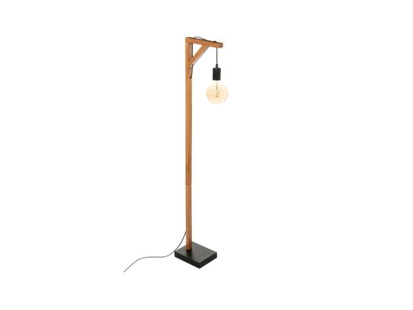 Atmosphera Vloerlamp – Naturel Hout – Staande Lamp