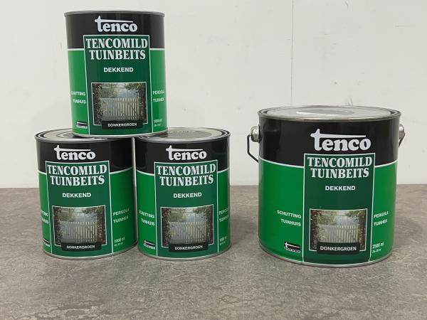 Tenco tuinbeits donkergroen set 4-delig