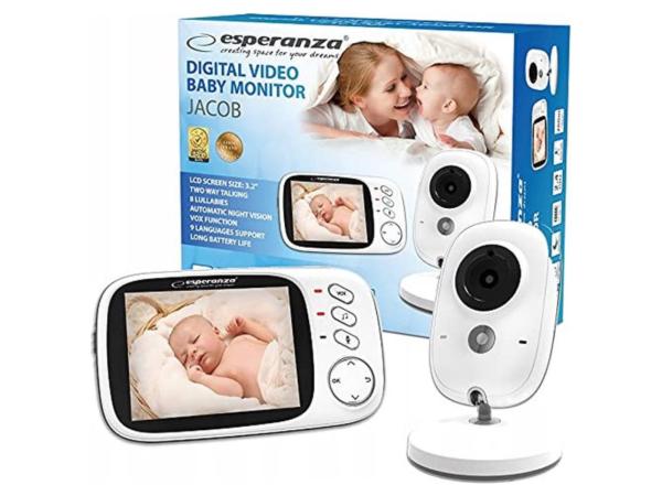 Esperanza EHM002 LCD-babyfoon 3,2 Wit