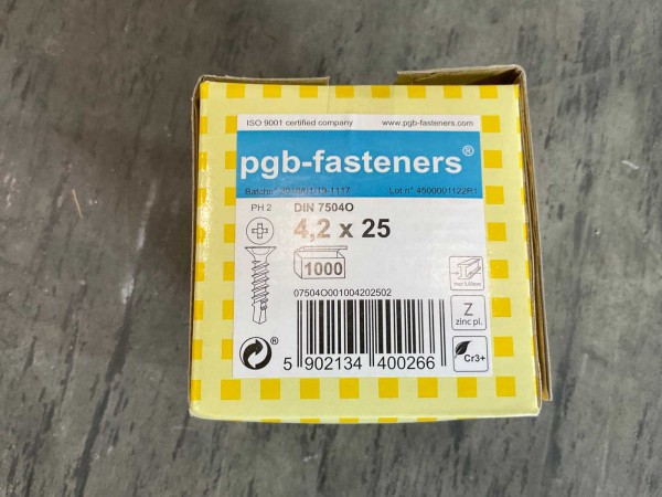 pgb-fasteners-16000pack-zelfborende-schroef-42x25-mm