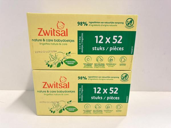 Zwitsal Babydoekjes Nature & Care 24 pakjes x 52 doekjes