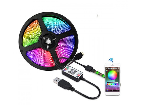 kleur veranderende USB LED strip - 1m.PNG