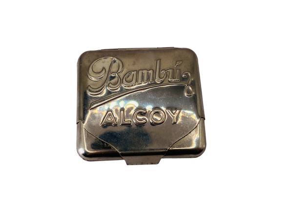 Vintage Bambú | 'Alcoy' Spanje Metalen Vloeitjeshouder