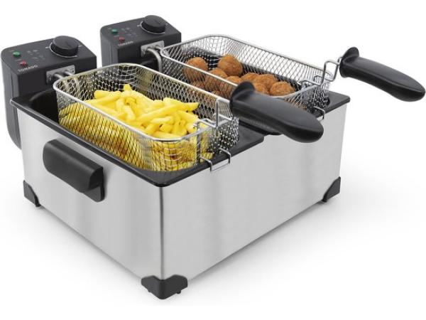 Tomado TDF6001S - Dubbele frituurpan - 2 x 3 liter
