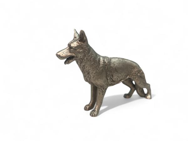 Royal Selangor Duitse Herder Beeldje - Hoogwaardig Tin!