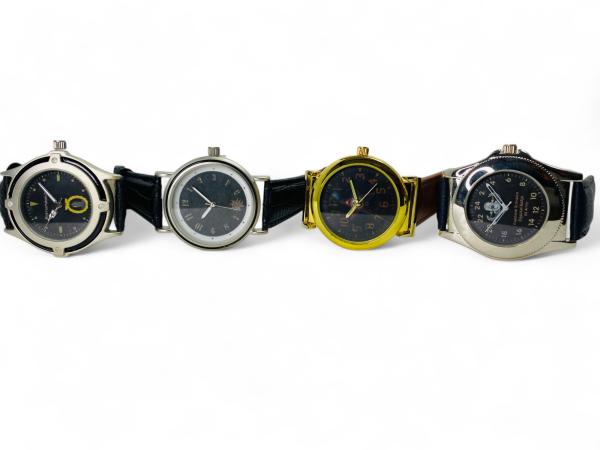 Kavel van 4 Militaire Thema-Horloges | DE-RU-US | Ongetest