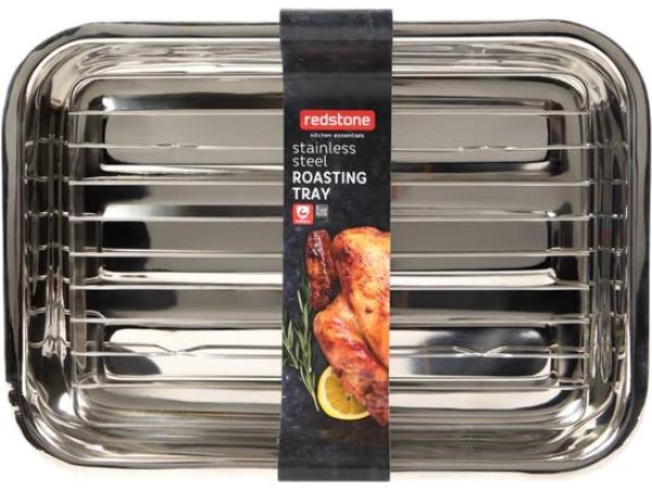 2x Redstone Premium RVS Ovenschaal – Met Rooster