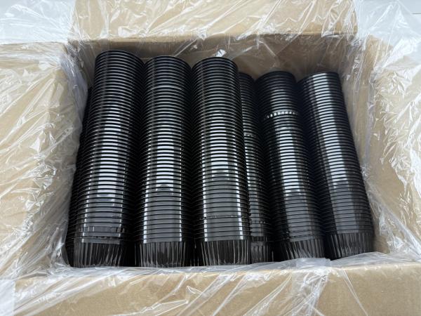 Ca. 900 stuks dressing cups zwart
