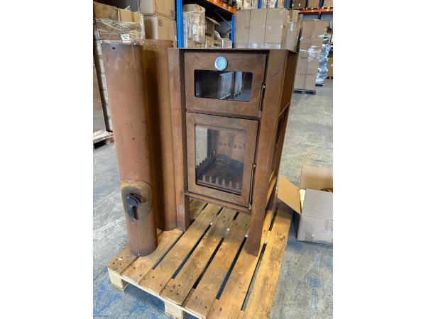 Houtkachel met Oven – Buitenhaard - 50 x 50 x 100cm