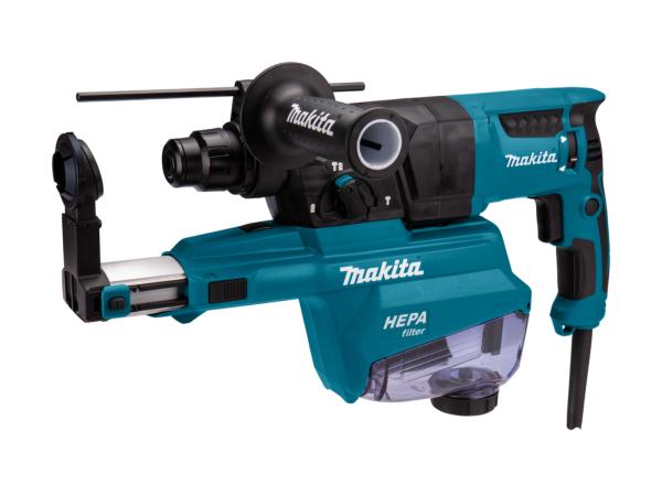 Makita Combihamer met stofafzuigunit HR2653