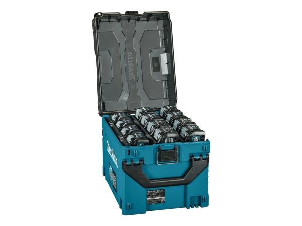Makita Mbox multi-lader voor 12 accu's XGT BCC02