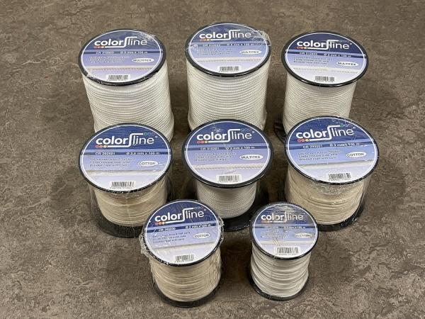 ColorLine gevlochten koord met kern set 8-delig
