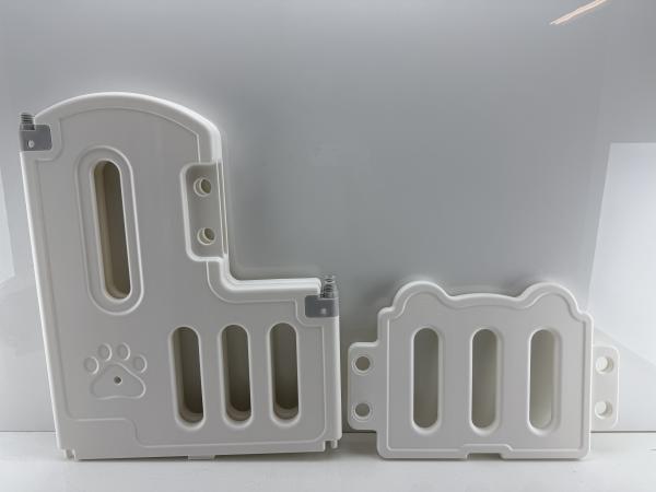 3x Kinderbox Puppy - Deur/Panelen - Grijs