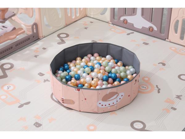 Ballenbak - Roze - 100 x 30cm - Inlcusief ballen