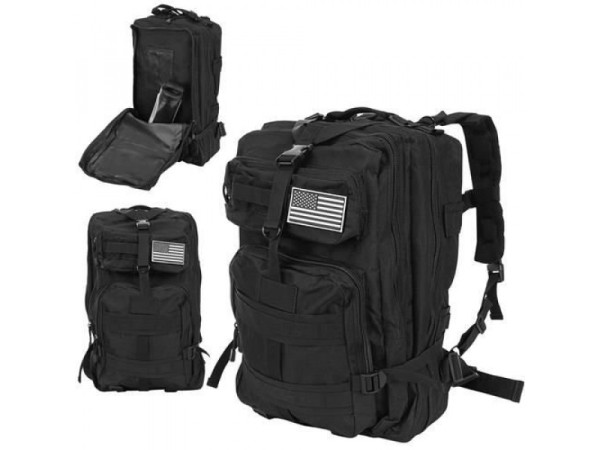 Militaire rugzak 38L Zwart.jpg