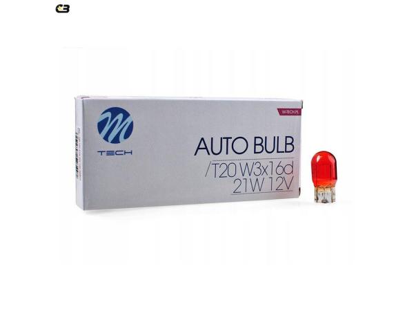 10x M-Tech Z17 Auto - lamp W2.5x16q 12V P27/7W-3157