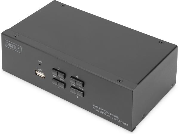 Digitus DS-12882 KVM-switch Zwart