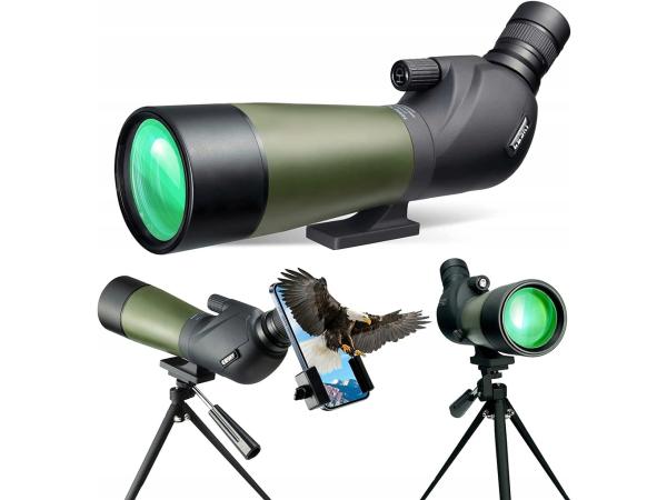 Gosky 20-60x60 HD-spotting scope -statief en telefoonadapter