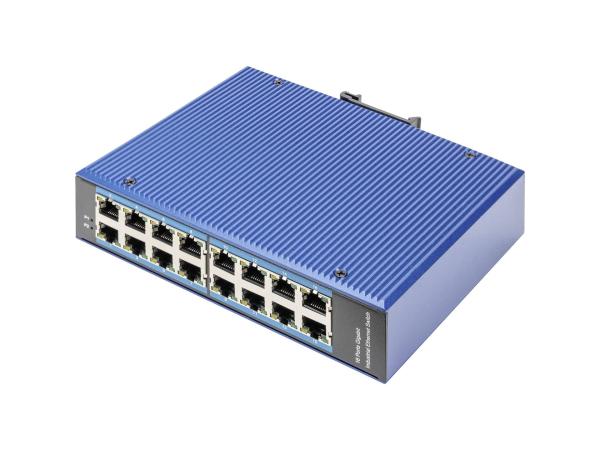 DIGITUS DN-651129 16-poort Gigabit Industrial Switch 