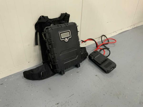 Accu rugzak voor ringzaag DC8400
