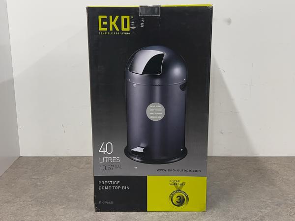 EKO prullenbak Prestige Dome Top 40L donkergrijs