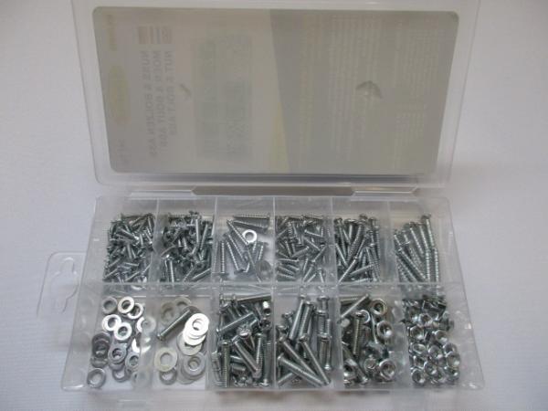 2x Assortiment Bout en Moer 347-delig