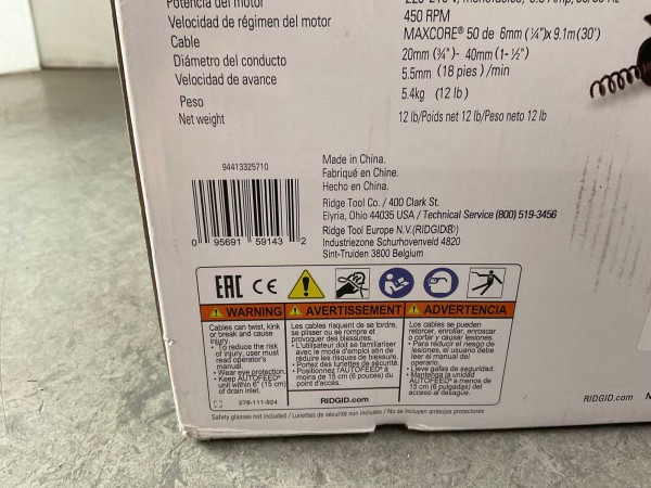 ridgid-59143-pijpreiniger-ontstoppingsmachine