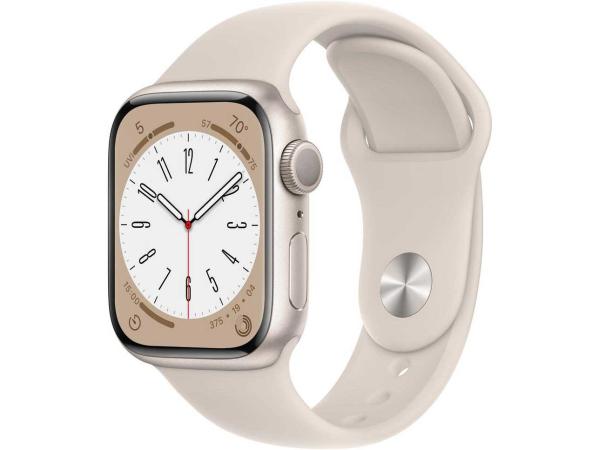 Apple - Series 8 - Smartwatch GPS Starlight Aluminium