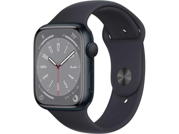 Apple - Series 8 - Smartwatch GPS Midnight Aluminium
