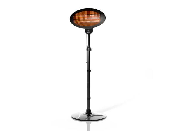 Infraroodstraler / Staande Heater - 2000W - Zwart